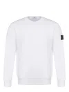 Stone Island Sweatshirt In Bianco