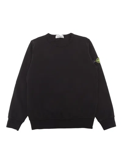 Stone Island Kids' Sweatshirt In Black