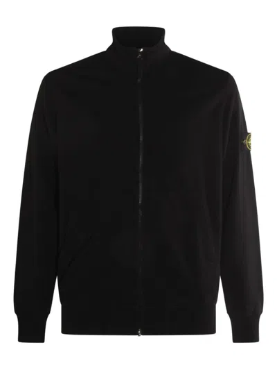 Stone Island Sweatshirt In Black
