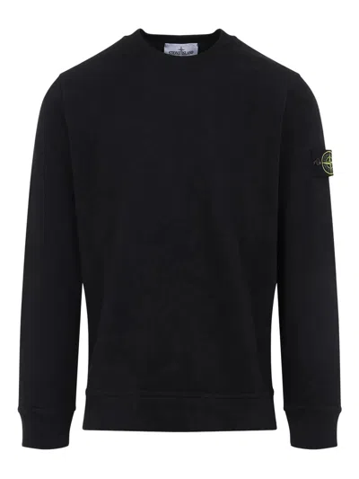 Stone Island Sweatshirt In Black