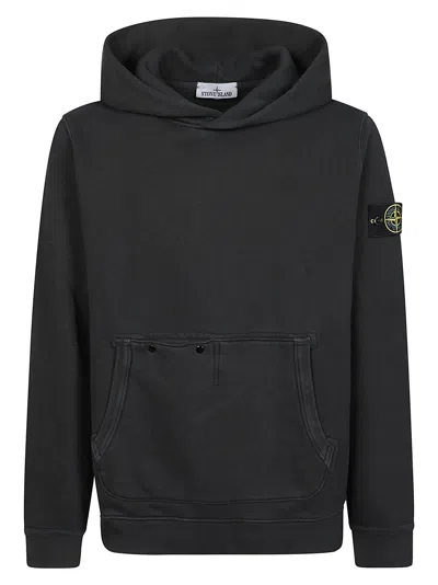 Stone Island Sweatshirt In Black