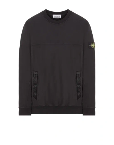 Stone Island Sweatshirt Black Cotton