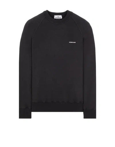 Stone Island Sweatshirt Black Cotton