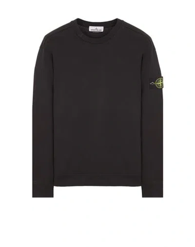 STONE ISLAND STONE ISLAND SWEATSHIRT BLACK COTTON