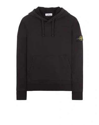 STONE ISLAND STONE ISLAND SWEATSHIRT NOIR COTON