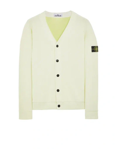 Stone Island Sweatshirt Blanc Coton, Polyamide