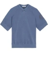 Stone Island Sweatshirt Bleu Coton In Bleu