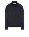 Stone Island Navy Ghost Piece Sweatshirt In Bleu