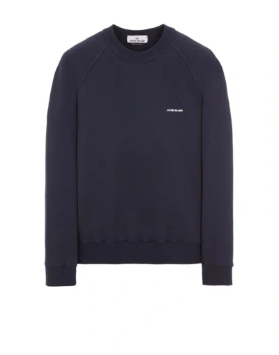 Stone Island Sweatshirt Blue Cotton