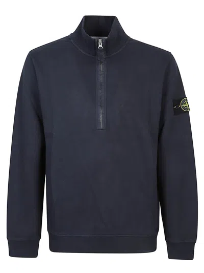 Stone Island Sweatshirt In Blue