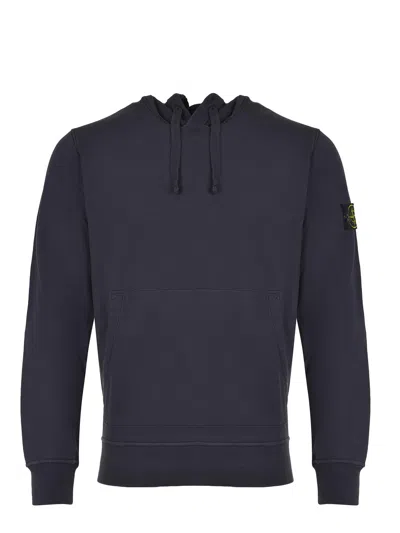 Stone Island Sweatshirt In Blue
