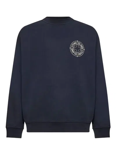 Stone Island Sweatshirt In Blue