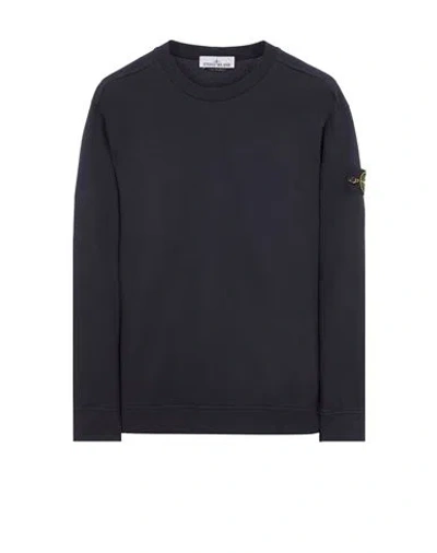 STONE ISLAND STONE ISLAND SWEATSHIRT BLUE COTTON
