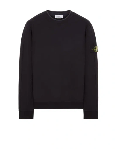 STONE ISLAND STONE ISLAND SWEATSHIRT BLUE COTTON, ELASTANE