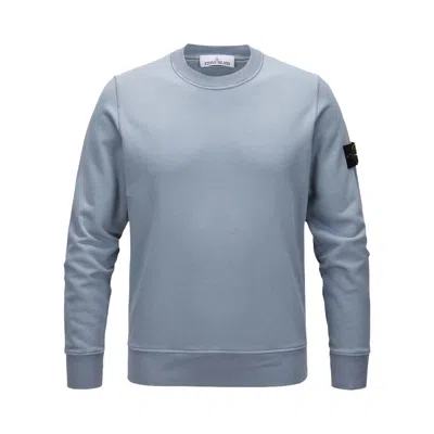 Pre-owned Stone Island Sweatshirt 'blue Grey' | Men's Size M