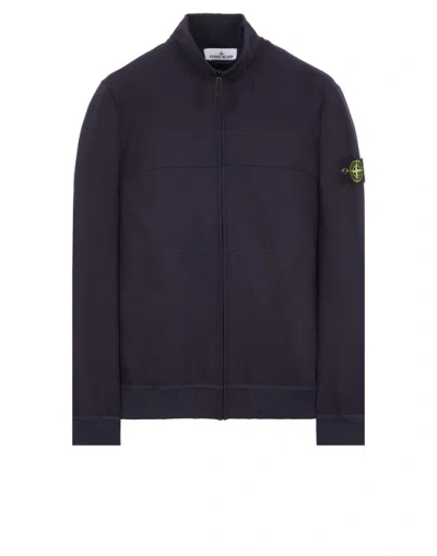 Stone Island Sweatshirt Blue Polyamide, Elastane