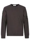 Stone Island Cotton Sweatshirt In Brown