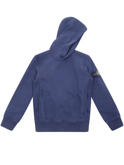 Stone Island Junior Sweater Kids Color Navy In Blue