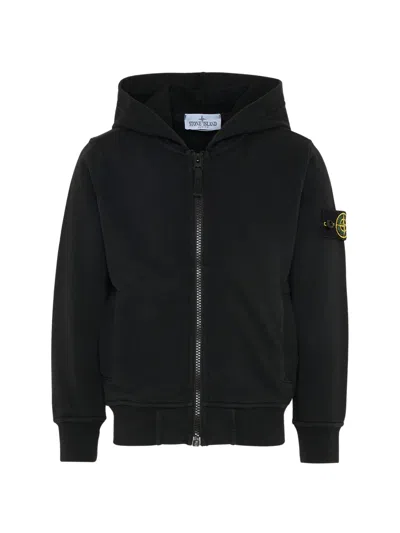 Stone Island Kids' Sweatshirt Classic "l2.s16.61000.06.s0a20 V0029" In Black