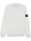 Stone Island Compass Badge Sweatshirt In Gray