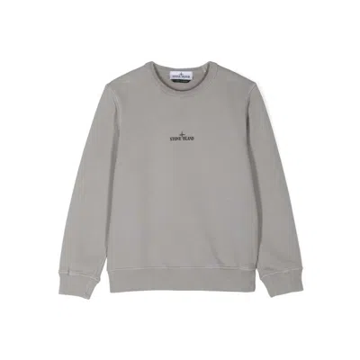 Stone Island Sweatshirt In Gray