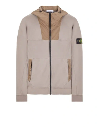Stone Island Sweatshirt Gray Cotton