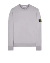 Stone Island Men Logo Sweatshirt In Gray