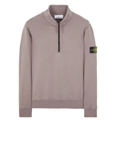 Stone Island Sweatshirt Grey Cotton In Gris