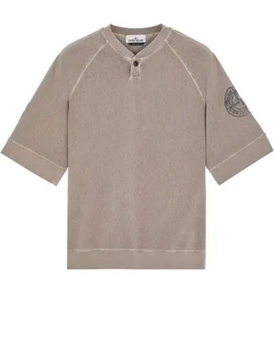 Stone Island Sweatshirt Gris Coton