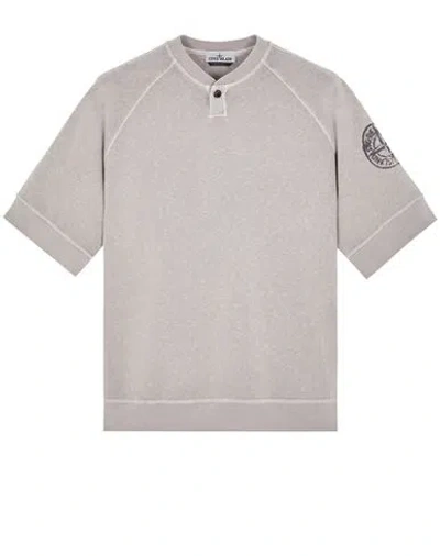 Stone Island Sweatshirt Gris Coton