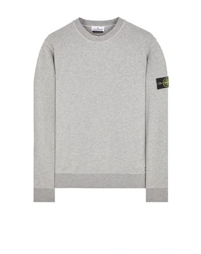 STONE ISLAND STONE ISLAND SWEATSHIRT GRIS COTON