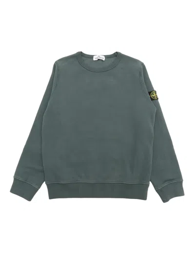 Stone Island Kids' Sweatshirt In Green