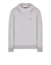 Stone Island Sweatshirt Gray Cotton In Gray