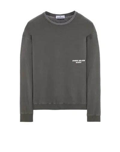 Stone Island Sweatshirt Gris Coton