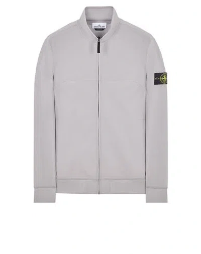 Stone Island Sweatshirt Grey Polyamide, Elastane In Gris