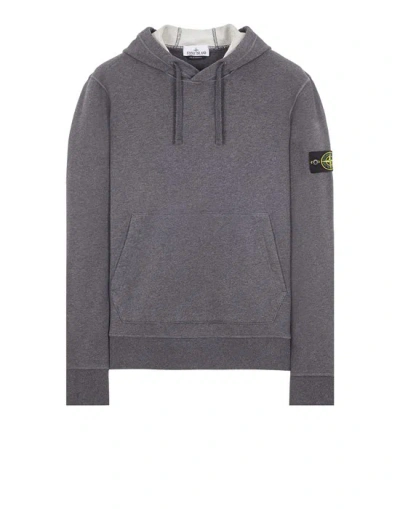 STONE ISLAND STONE ISLAND SWEATSHIRT GRAY COTTON
