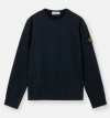 Stone Island Classic Crew Neck Sweater With Logo Patch Detail In Multi