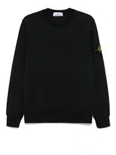 Stone Island Sweatshirt In Nero
