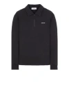 Stone Island Sweatshirt Noir Coton In Noir