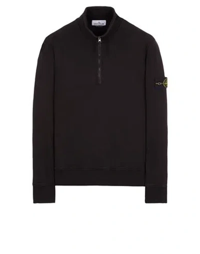 STONE ISLAND STONE ISLAND SWEATSHIRT NOIR COTON
