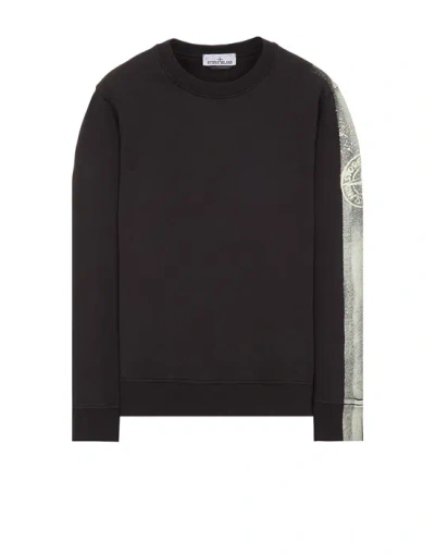 Stone Island Sweatshirt Black Cotton