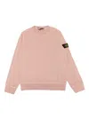 Stone Island Sweatshirt In Pink