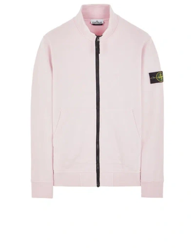 Stone Island Sweatshirt Pink Cotton