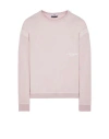 Stone Island Sweatshirt Rose Coton In Rose