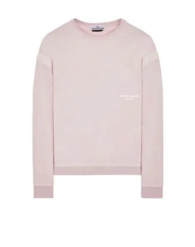 Stone Island Sweatshirt Rose Coton