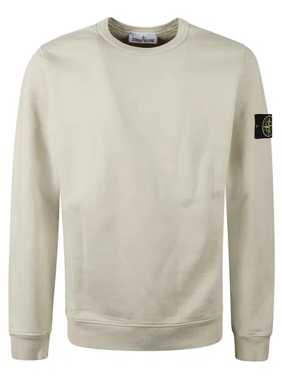 Stone Island Sweatshirt In Plaster