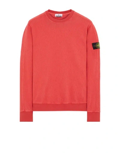 Stone Island Sweatshirt Red Cotton