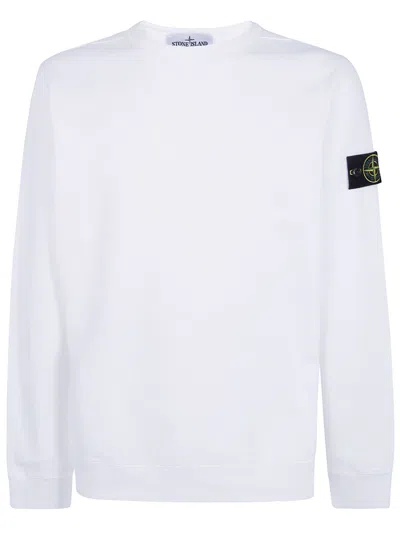 Stone Island Compass Cotton Sweatshirt In Animal Print