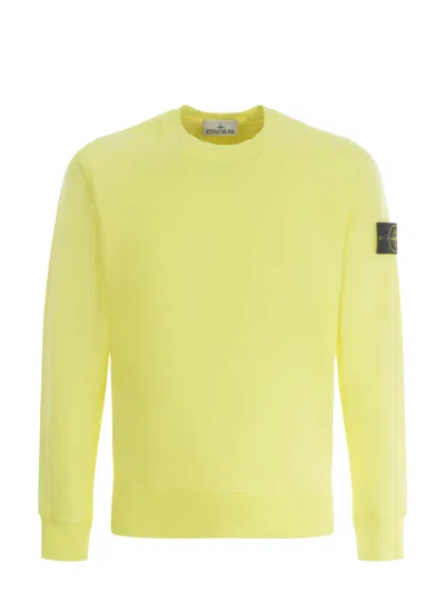 Stone Island Sweatshirt  In Yellow