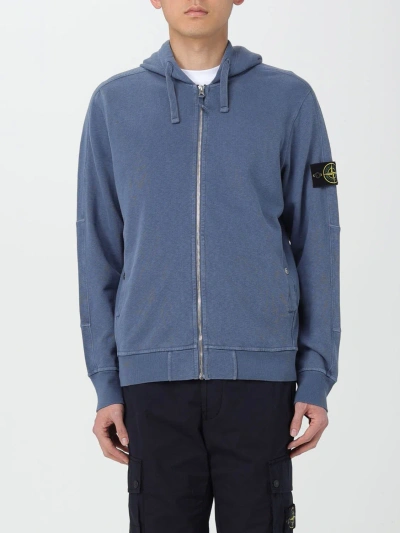 Stone Island Sweatshirt Blue Cotton